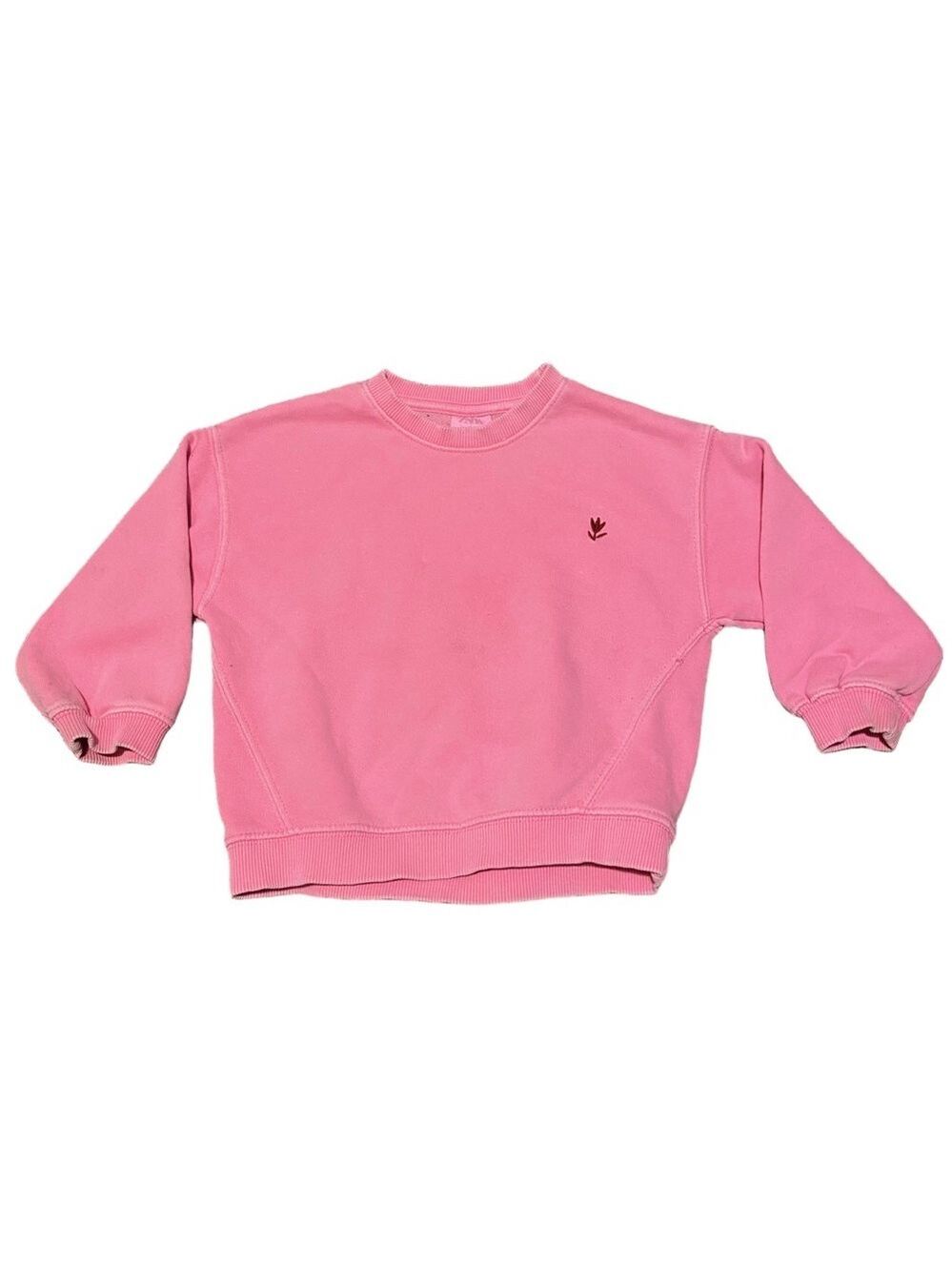 Zara 2yr Neon Pink Pullover Sweater Sweatshirt Toddler Girl Shirt Top 4/$20 🛑